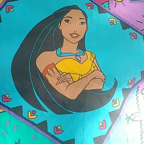 Vintage Disney Pocahontas twin bed sheet set - Picture 3 of 8
